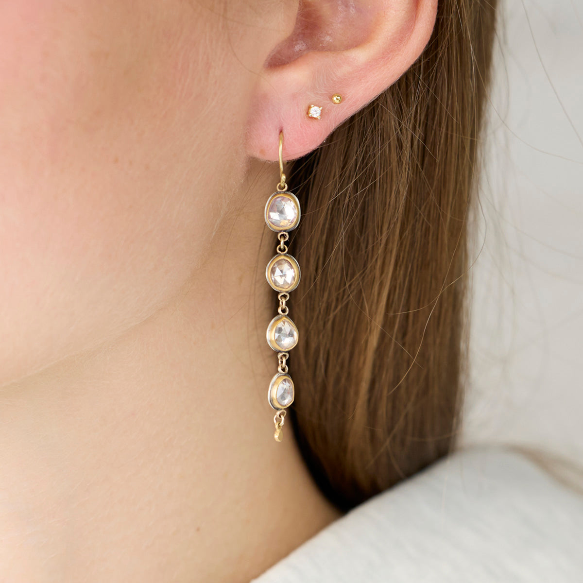 Zircon Drop Earrings