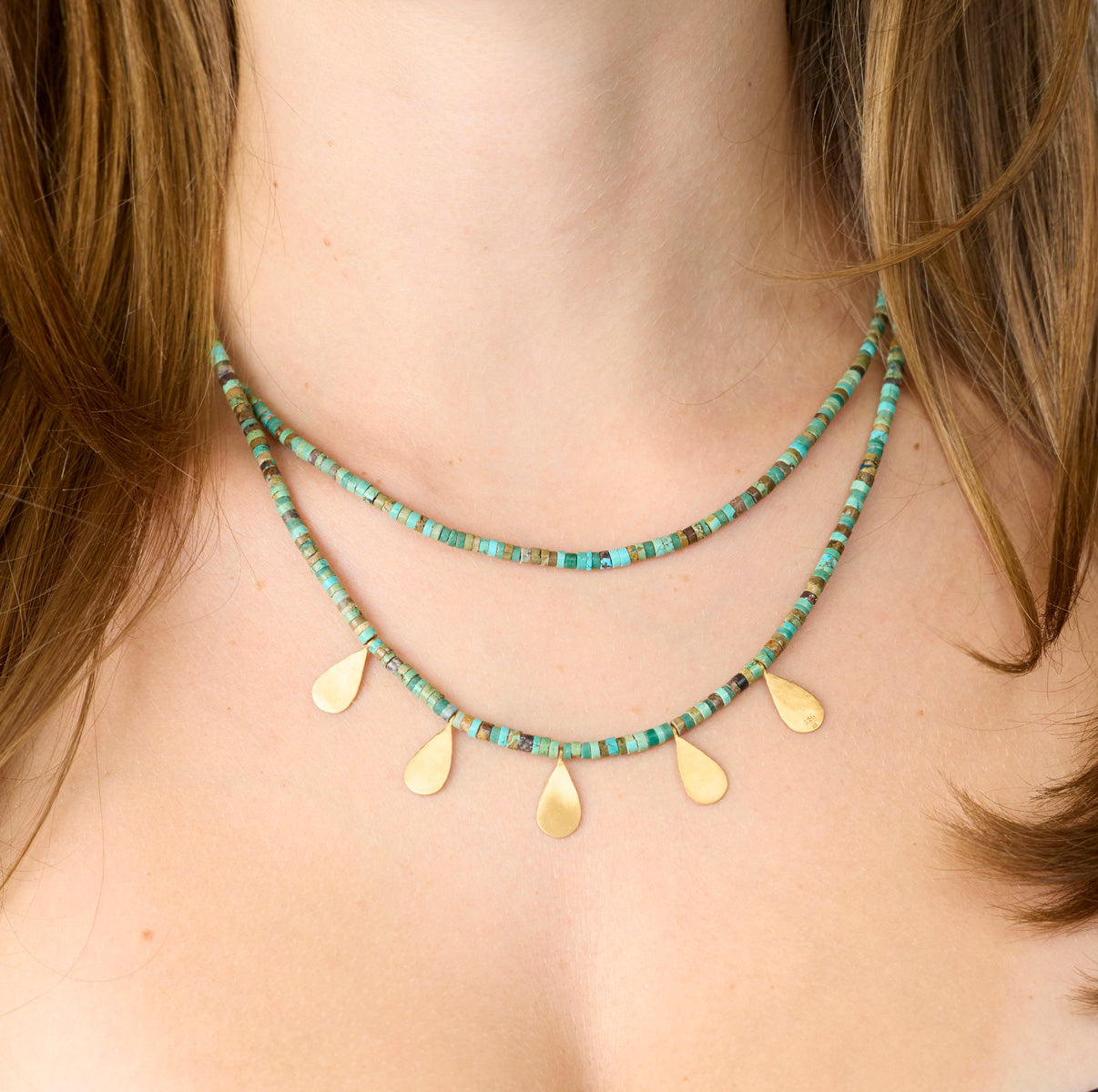 Beaded Turquoise Necklace