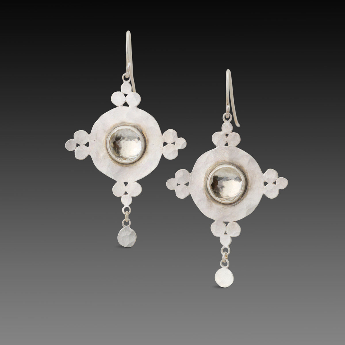Topaz Compass Earrings