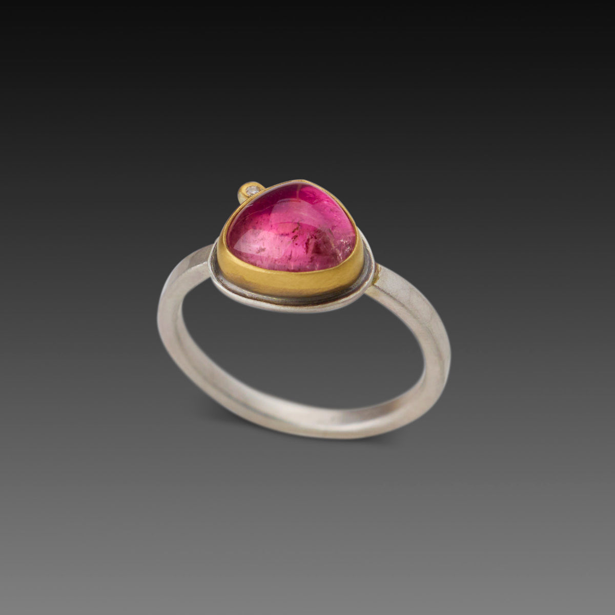 Ombre Pink Tourmaline Ring