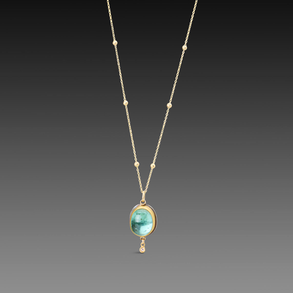 Green Tourmaline Necklace