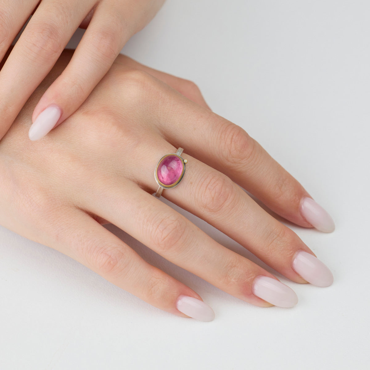 Pink Tourmaline Ring