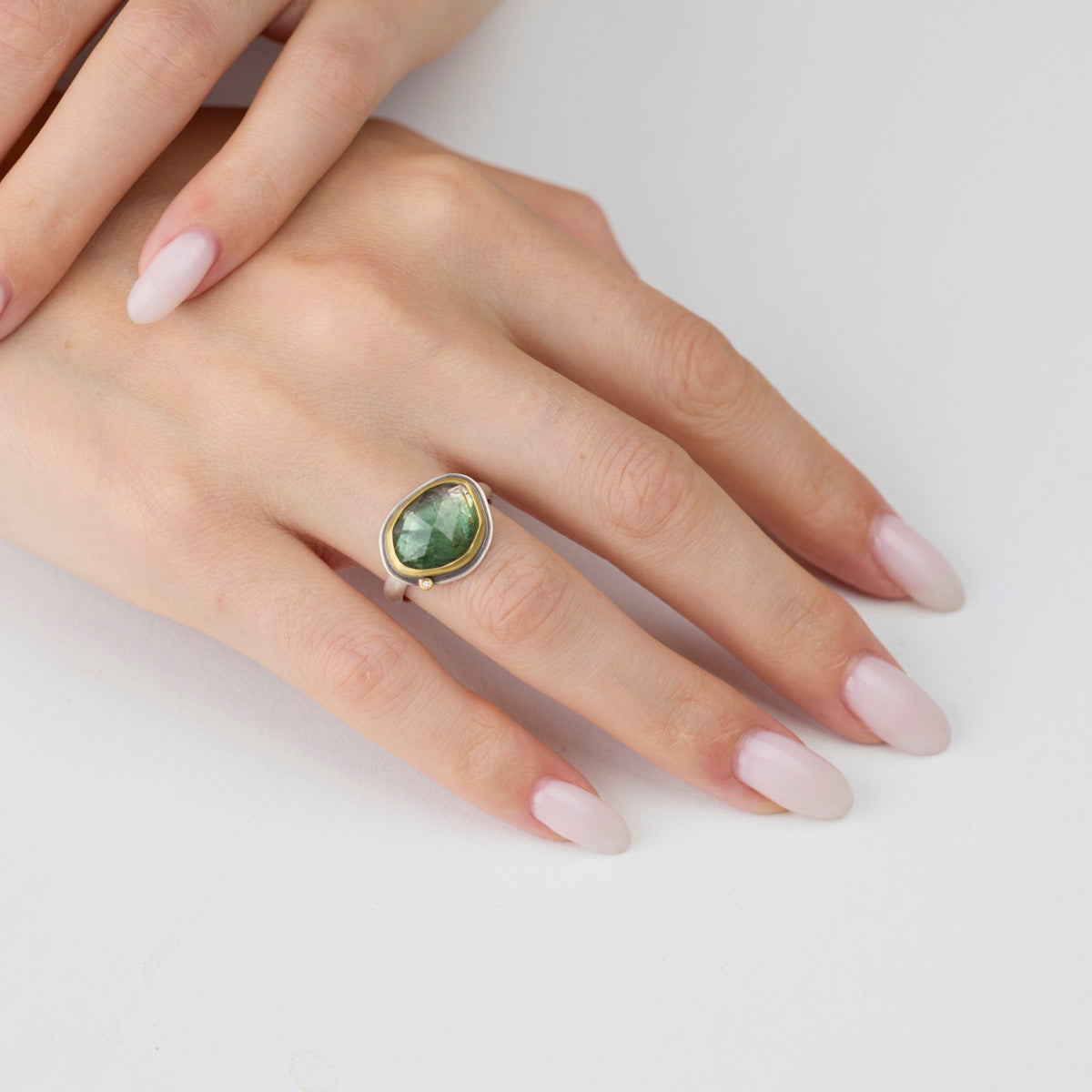 Green Tourmaline Ring