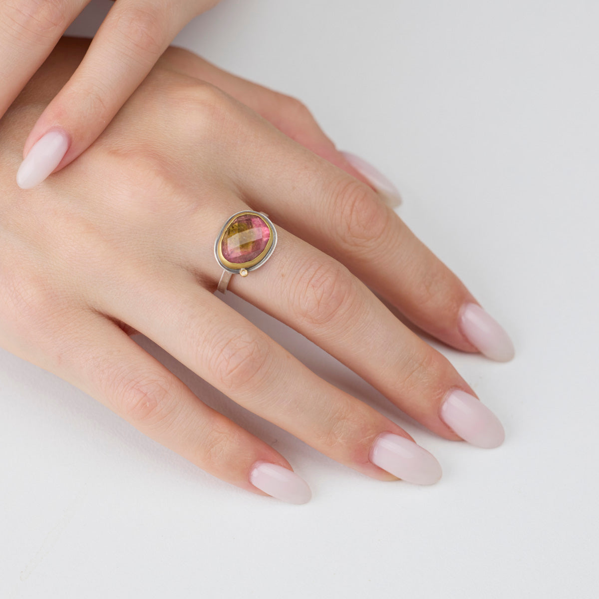 Pink Tourmaline Ring