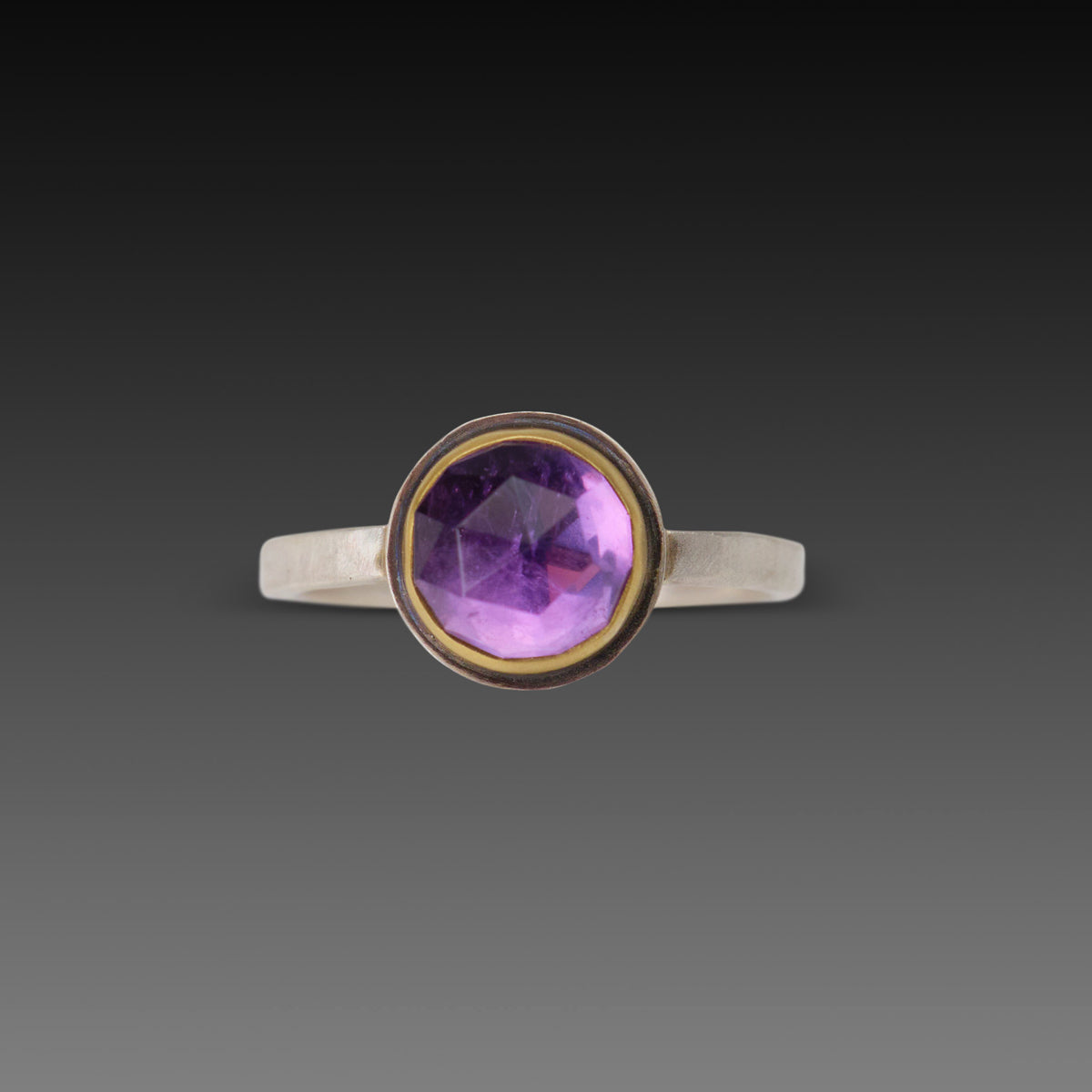 Simple Elegance Amethyst Ring