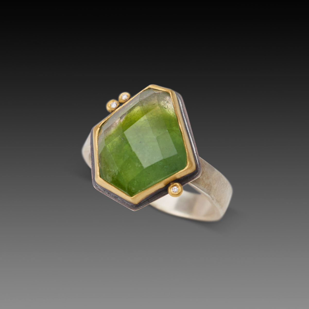 Green Tourmaline Ring