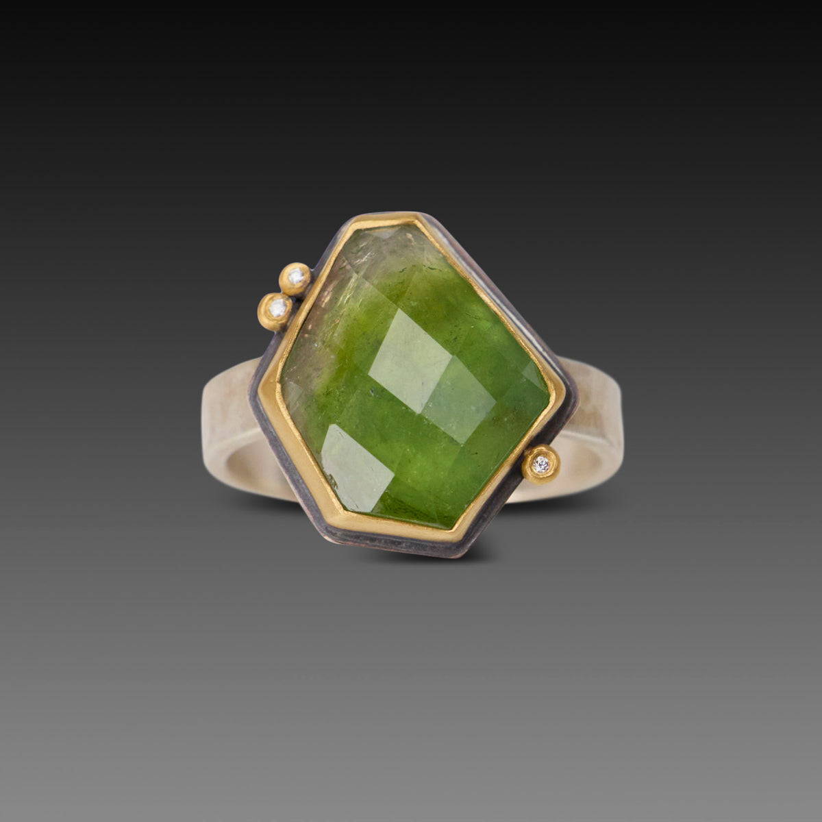 Green Tourmaline Ring