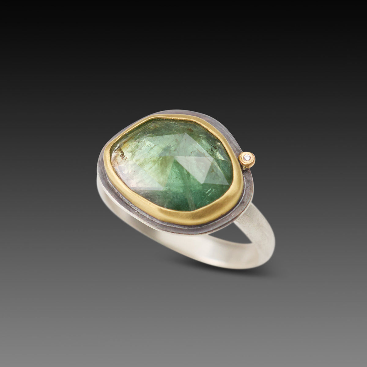 Green Tourmaline Ring
