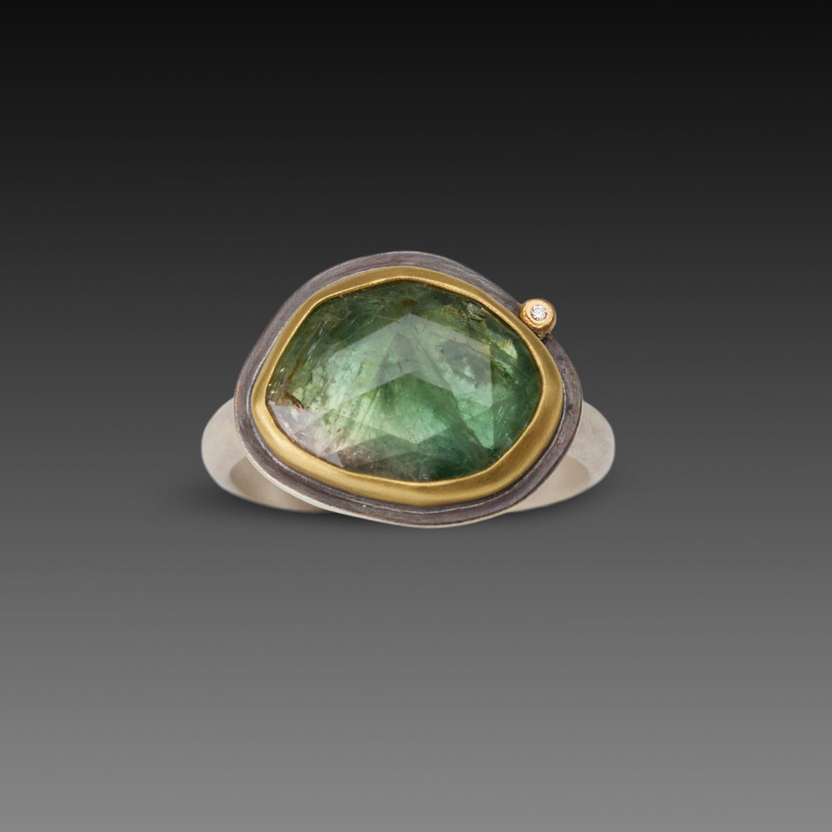 Green Tourmaline Ring