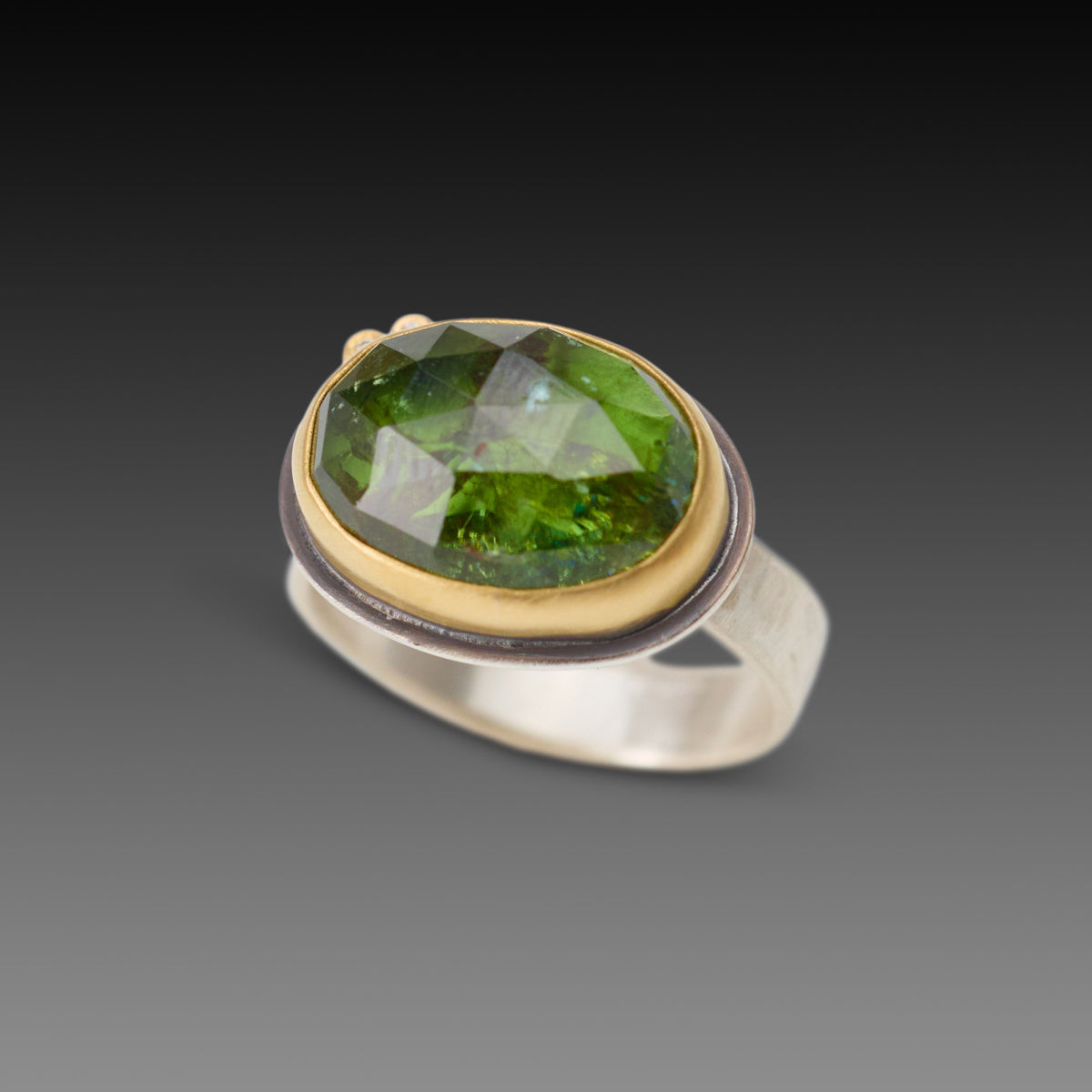 Green Tourmaline Ring