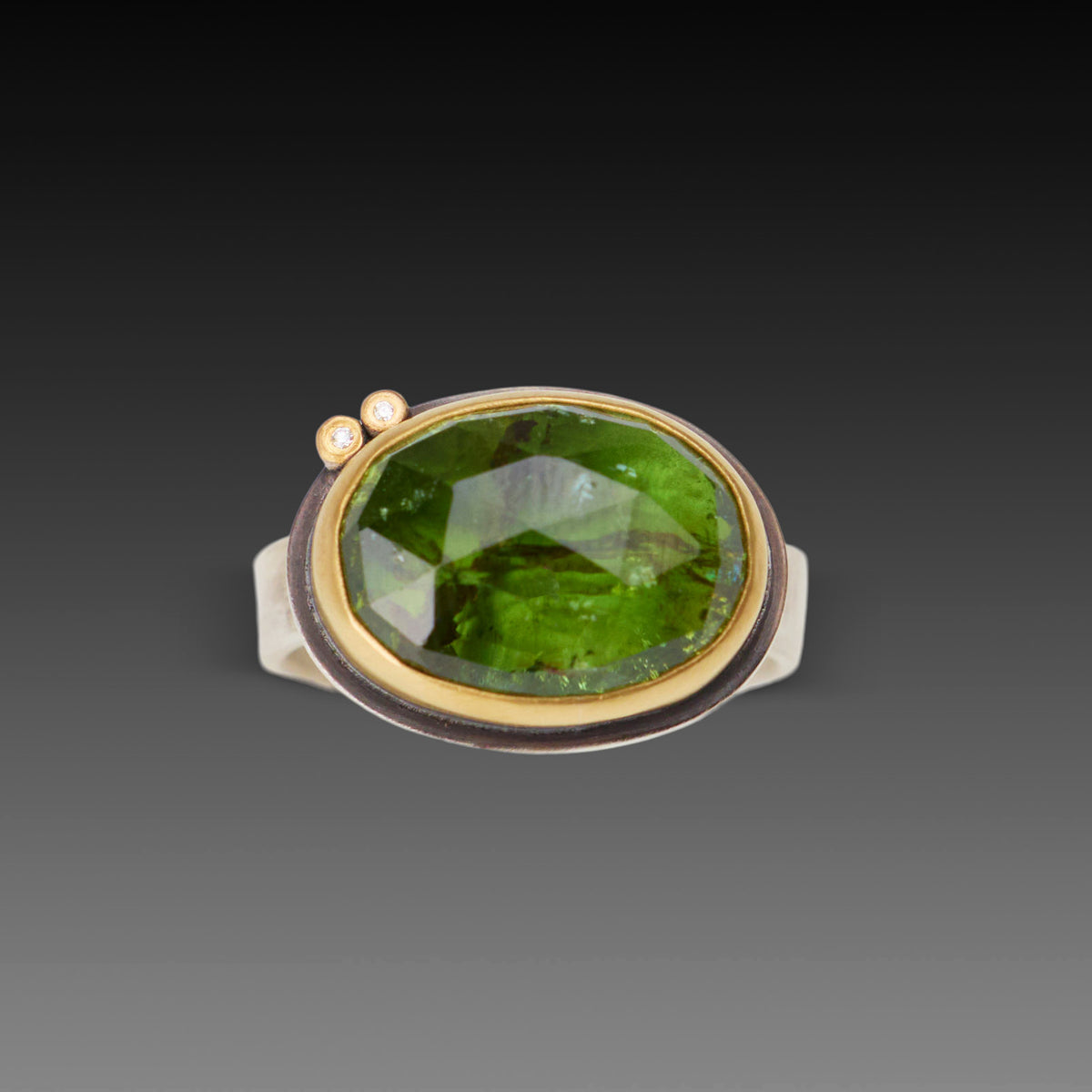 Green Tourmaline Ring