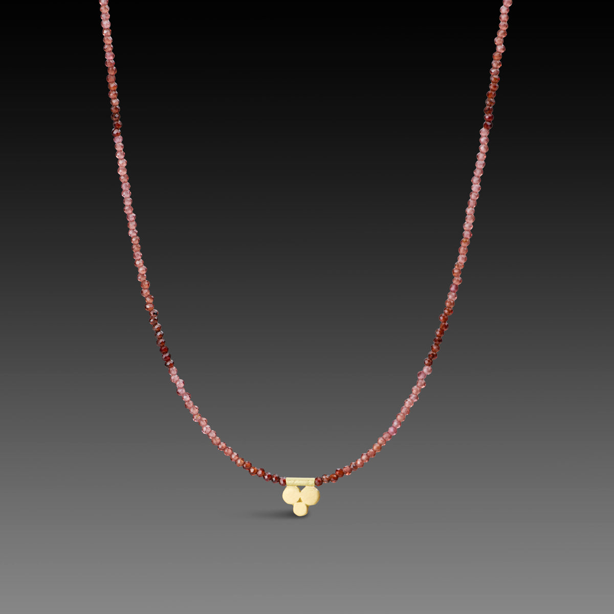 Ombre Garnet Necklace
