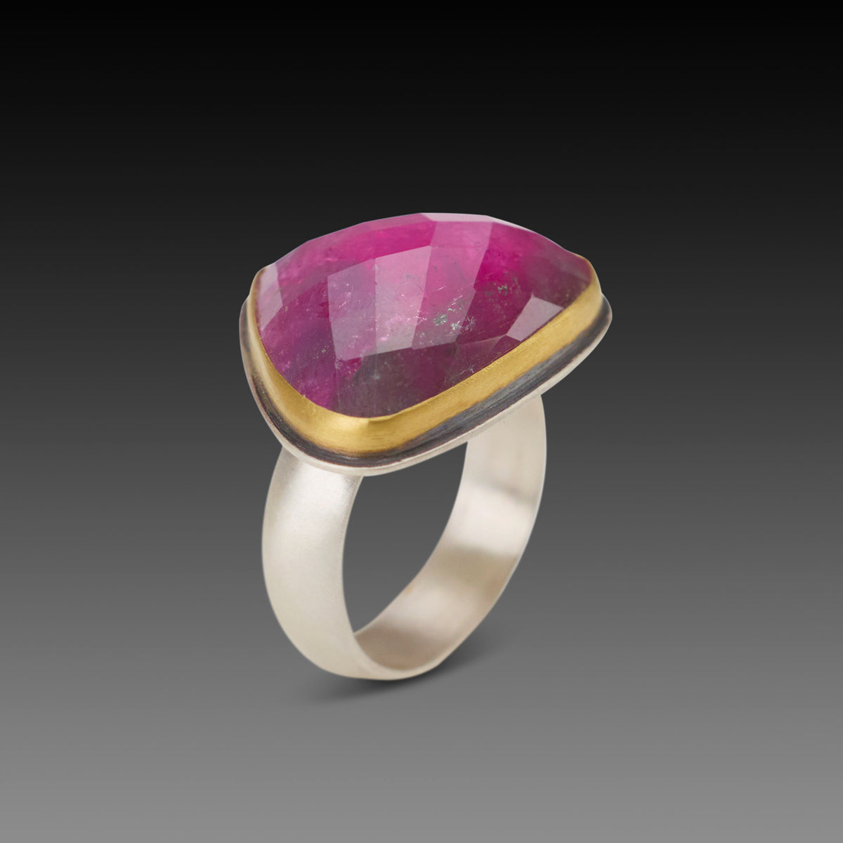Pink Tourmaline Statement Ring