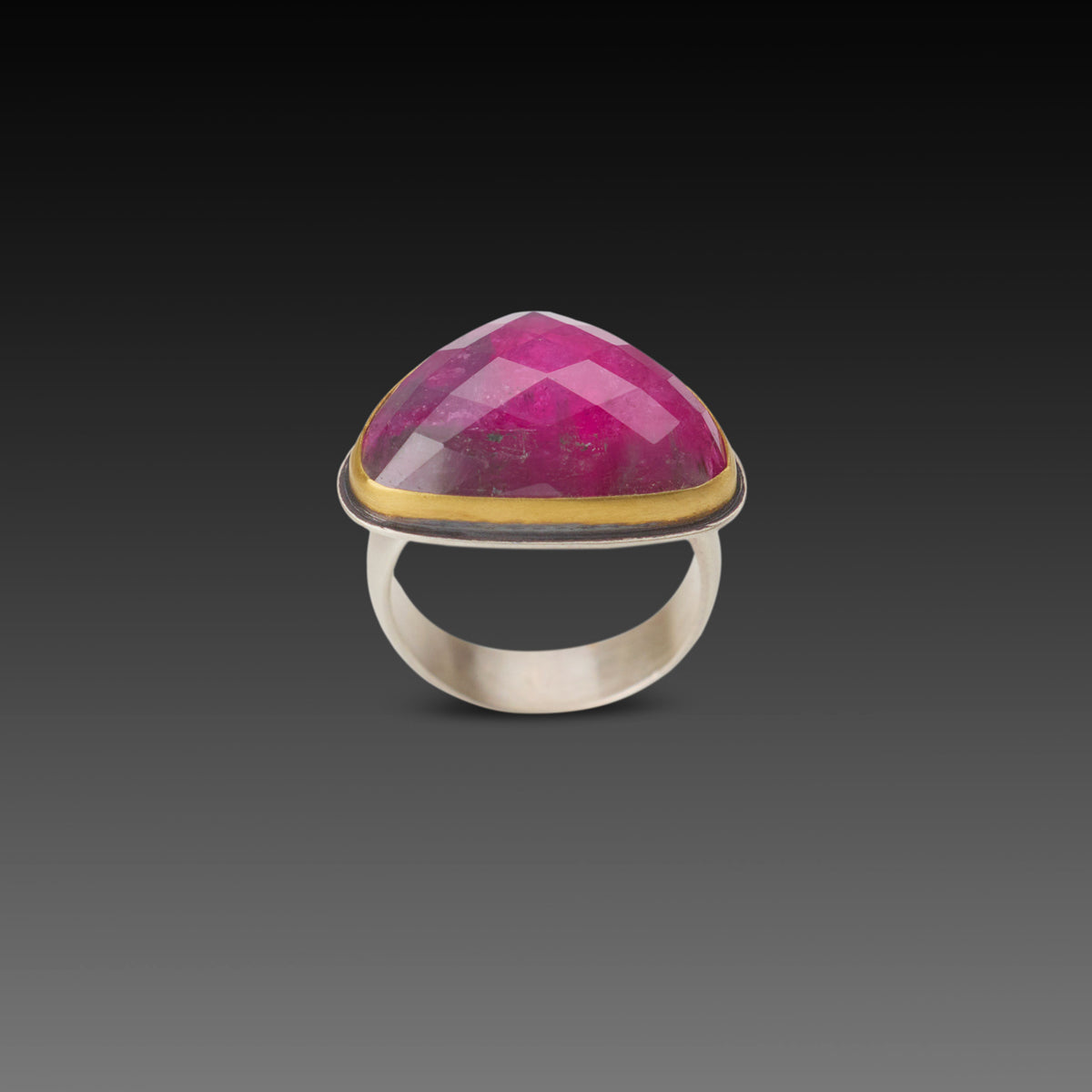Pink Tourmaline Statement Ring