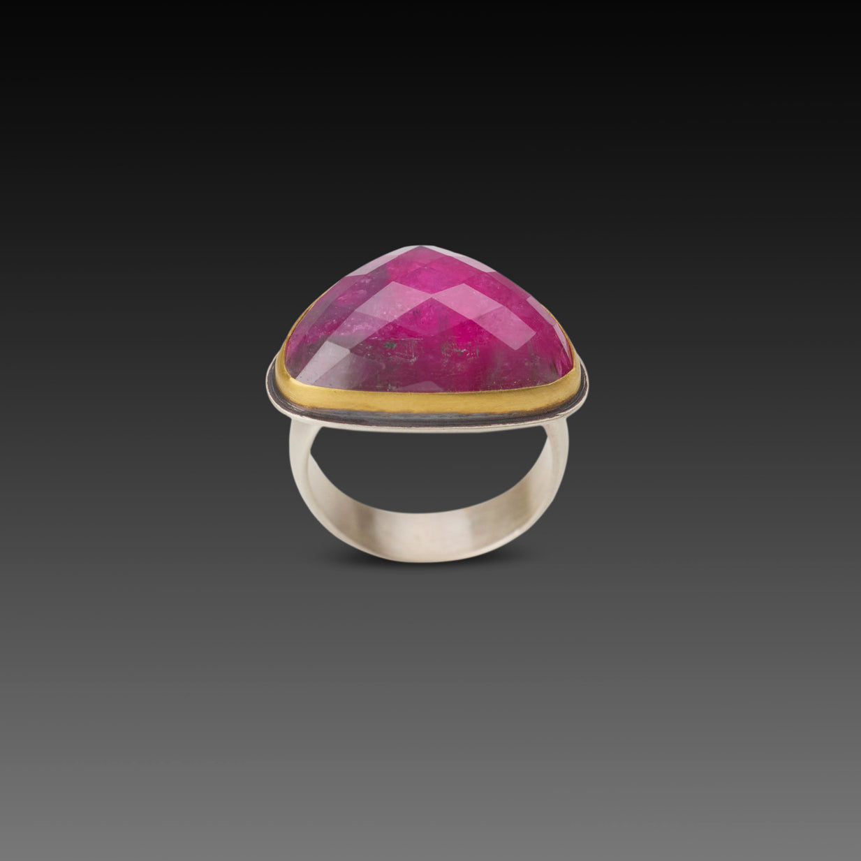 Pink Tourmaline Statement Ring