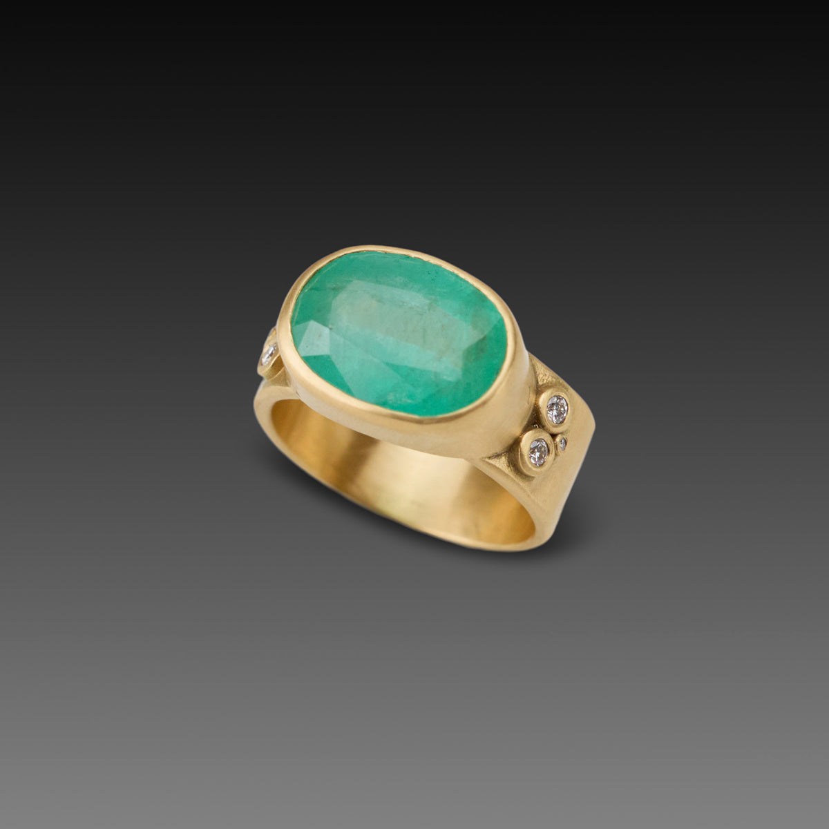 Large Oval Emerald Ring