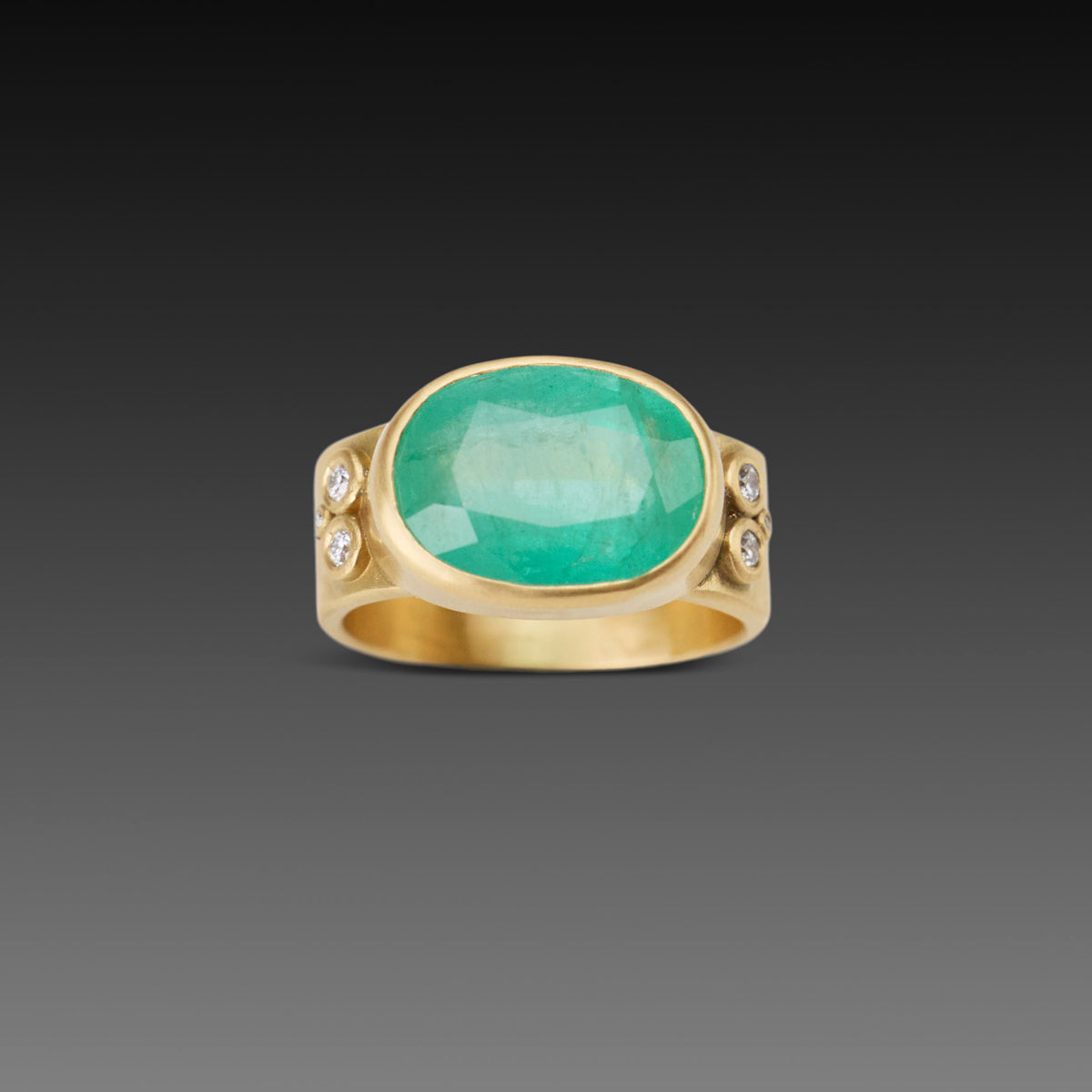 Large Oval Emerald Ring