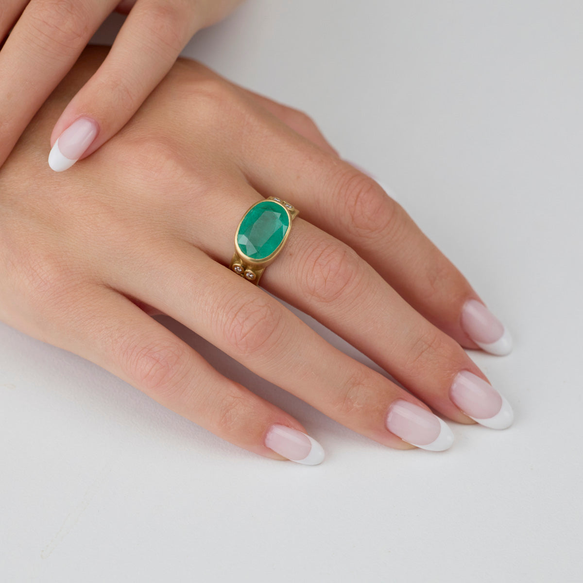 Large Oval Emerald Ring
