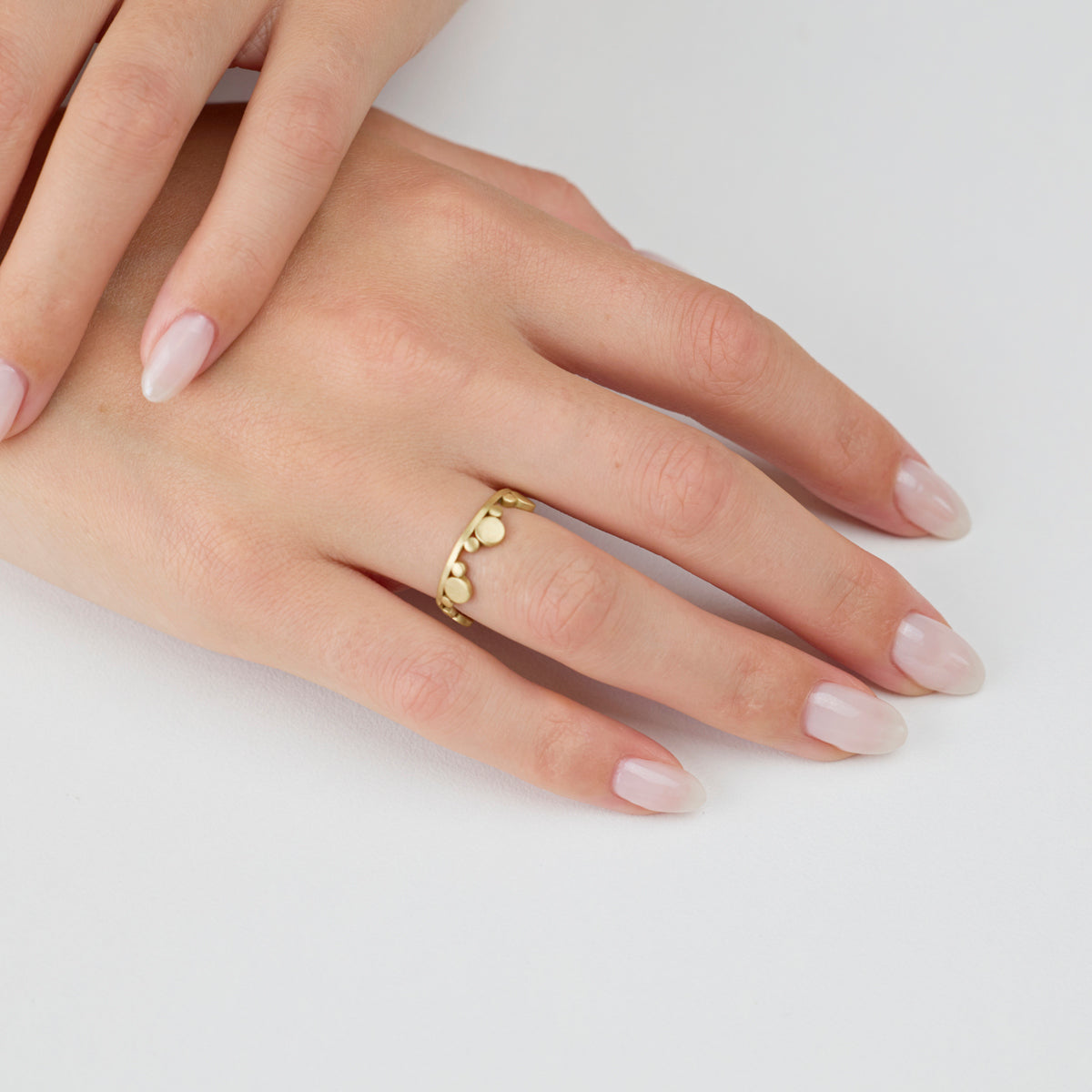 Large Gold Side Trios Band