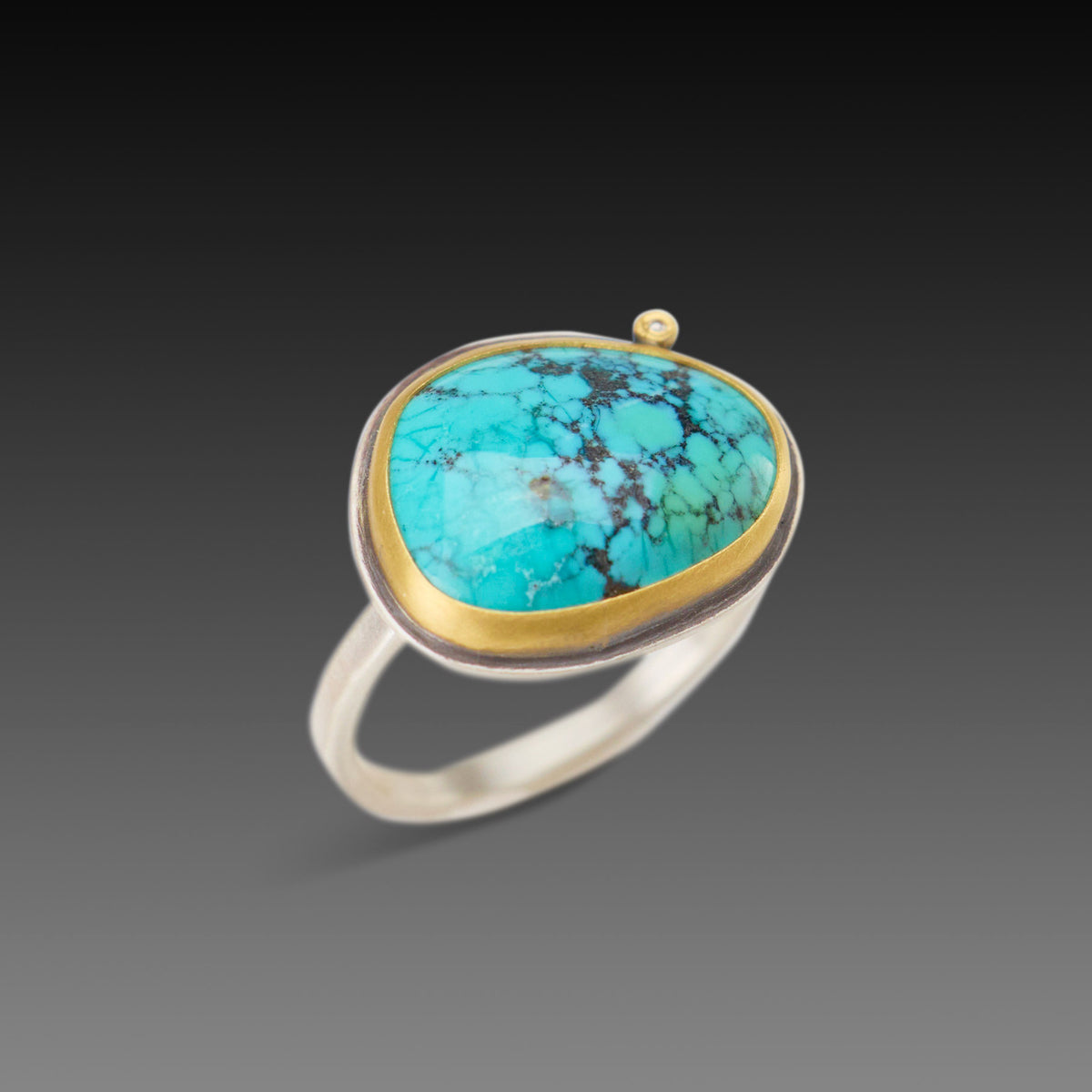 Organic Turquoise Ring