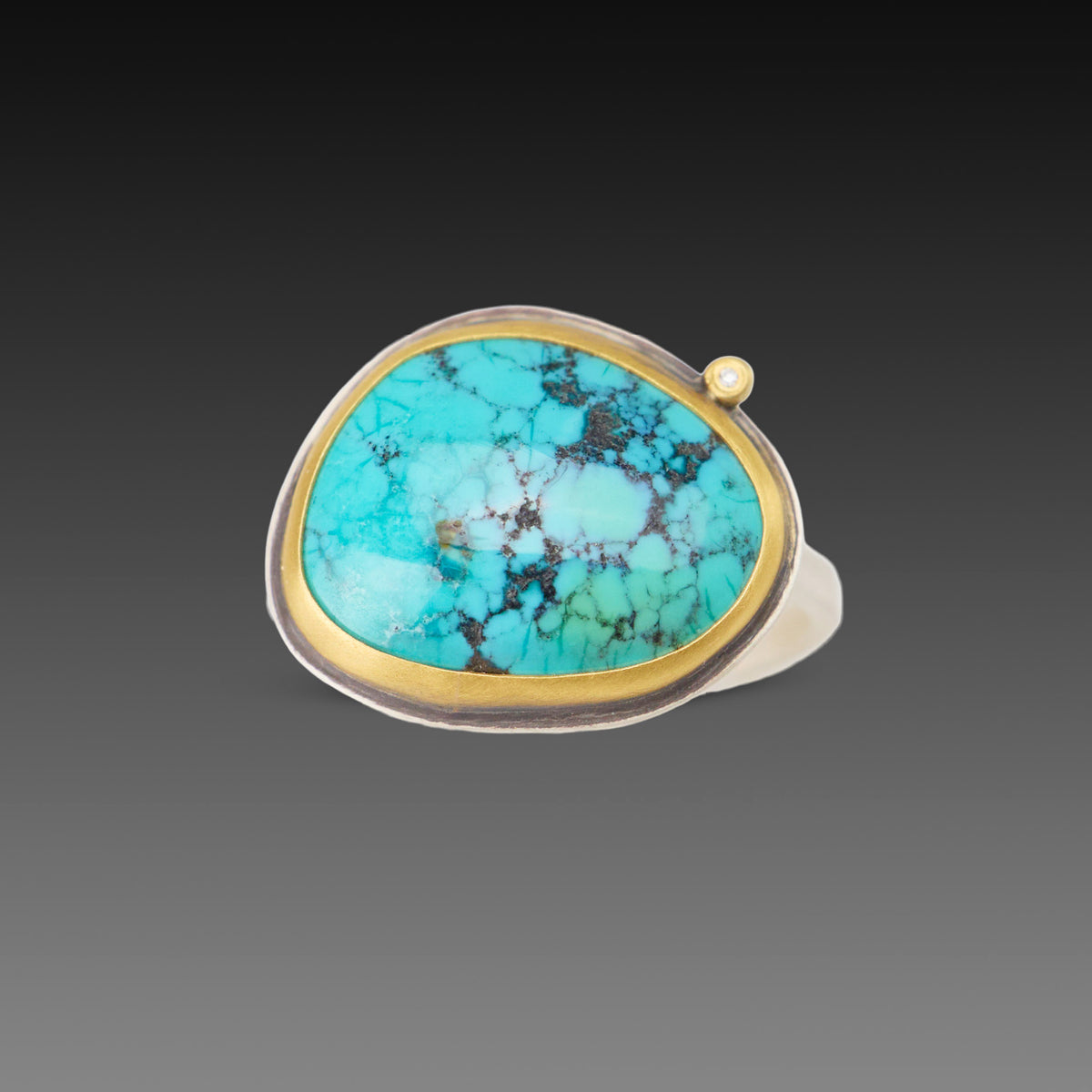 Organic Turquoise Ring