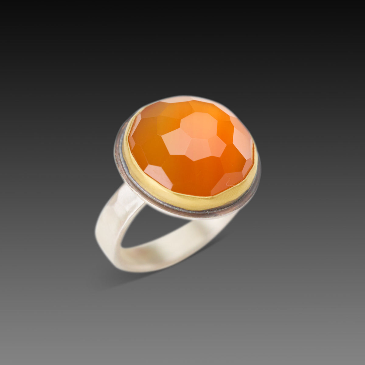 Round Carnelian Ring