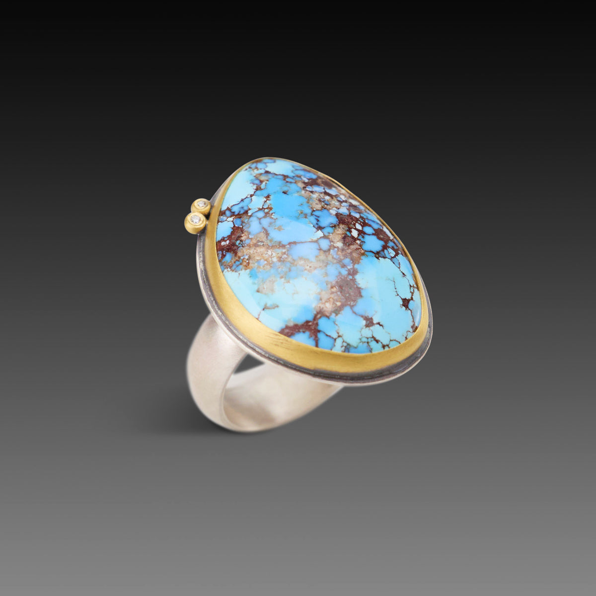 Organic Turquoise Ring