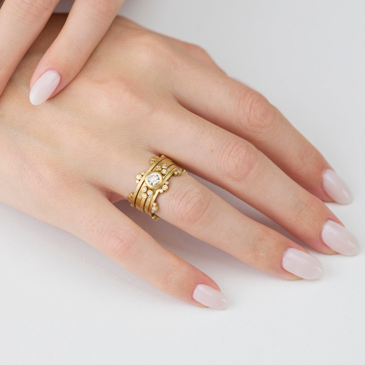 Elegant Diamond Stack