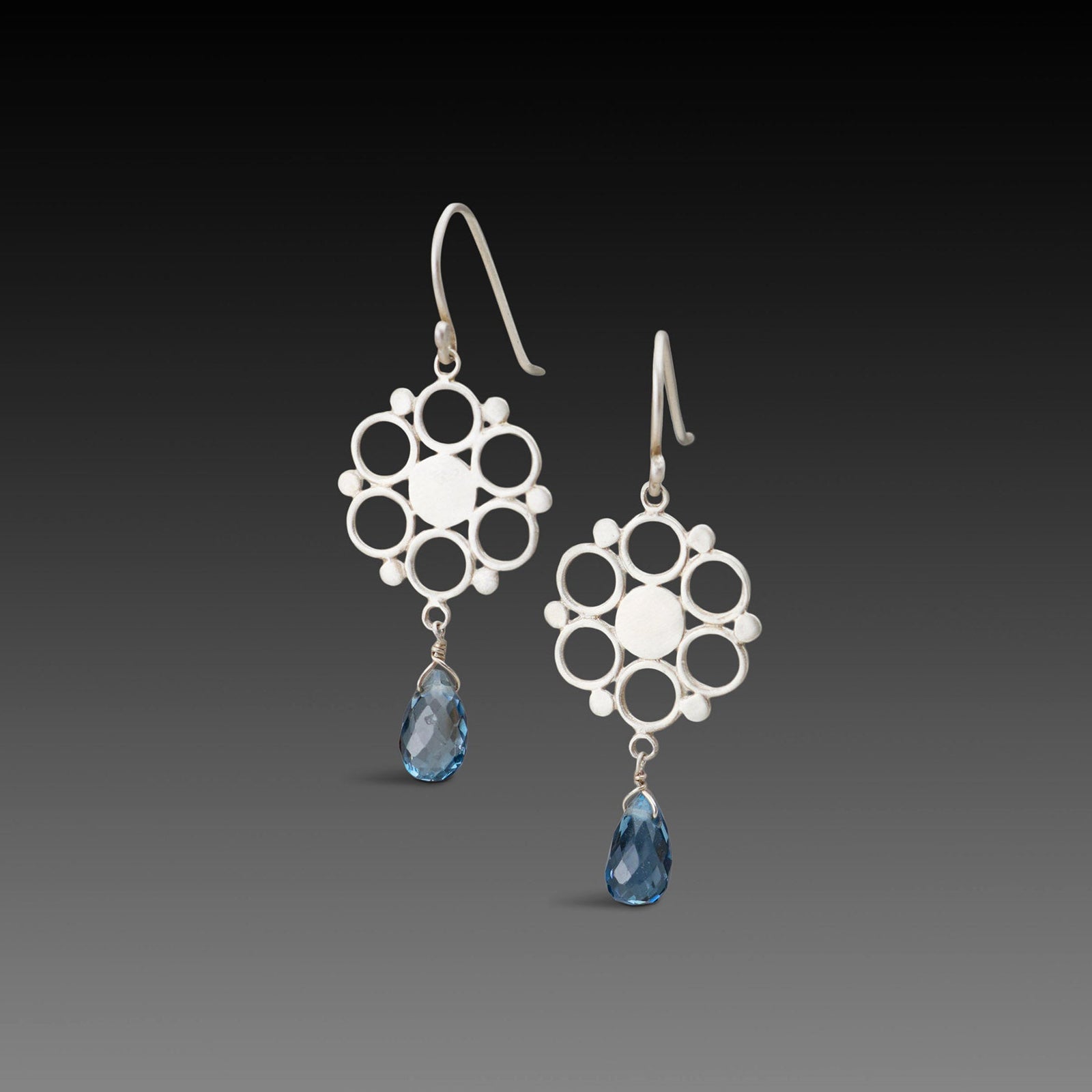 London Blue Topaz Drop Earrings