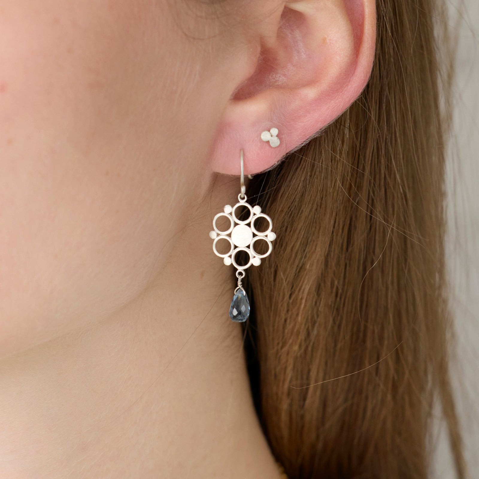 London Blue Topaz Drop Earrings