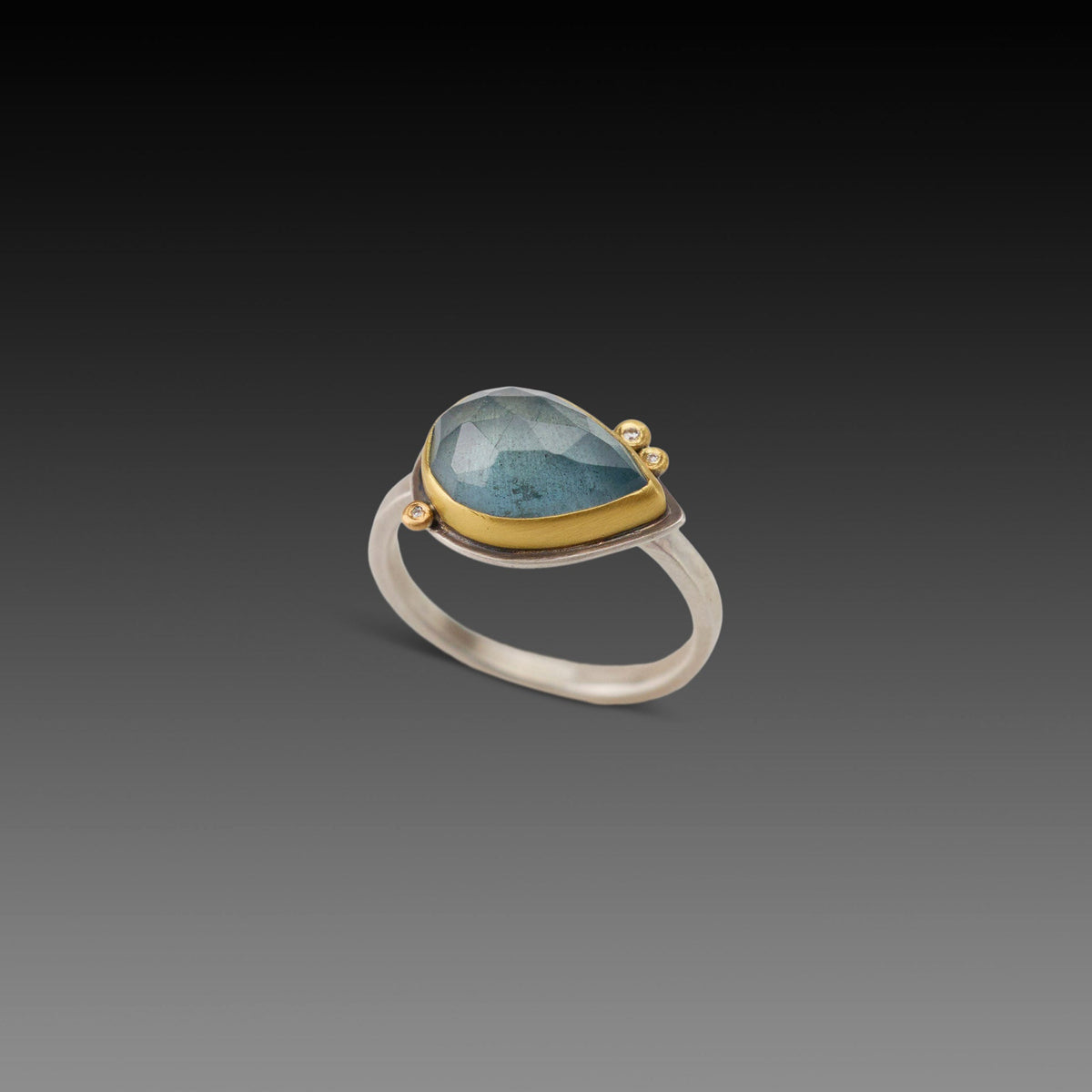 Moss Aquamarine Ring