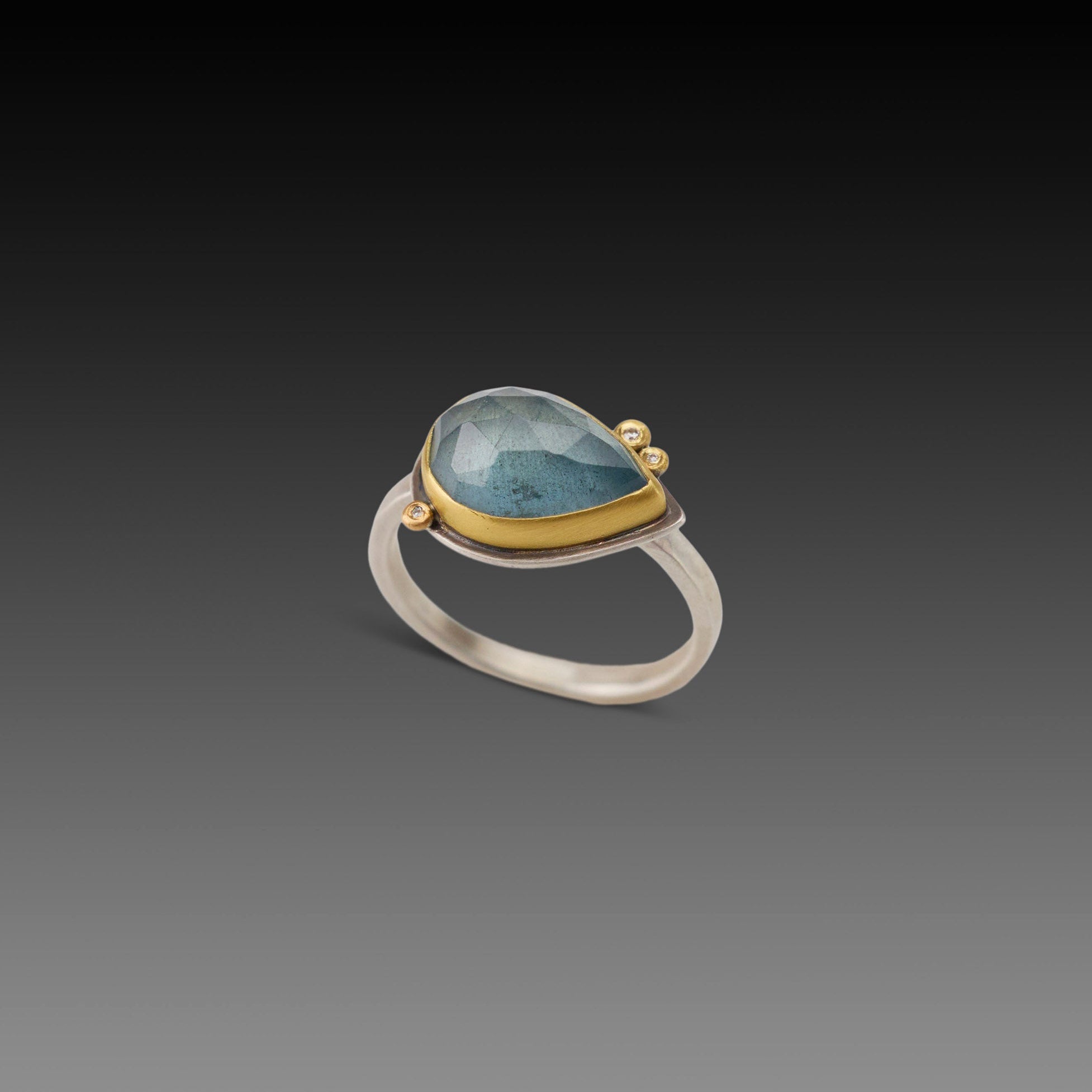 Moss Aquamarine Ring