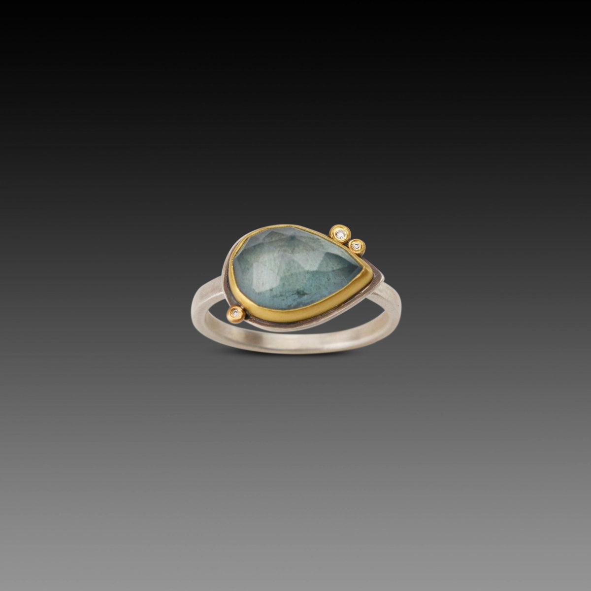 Moss Aquamarine Ring