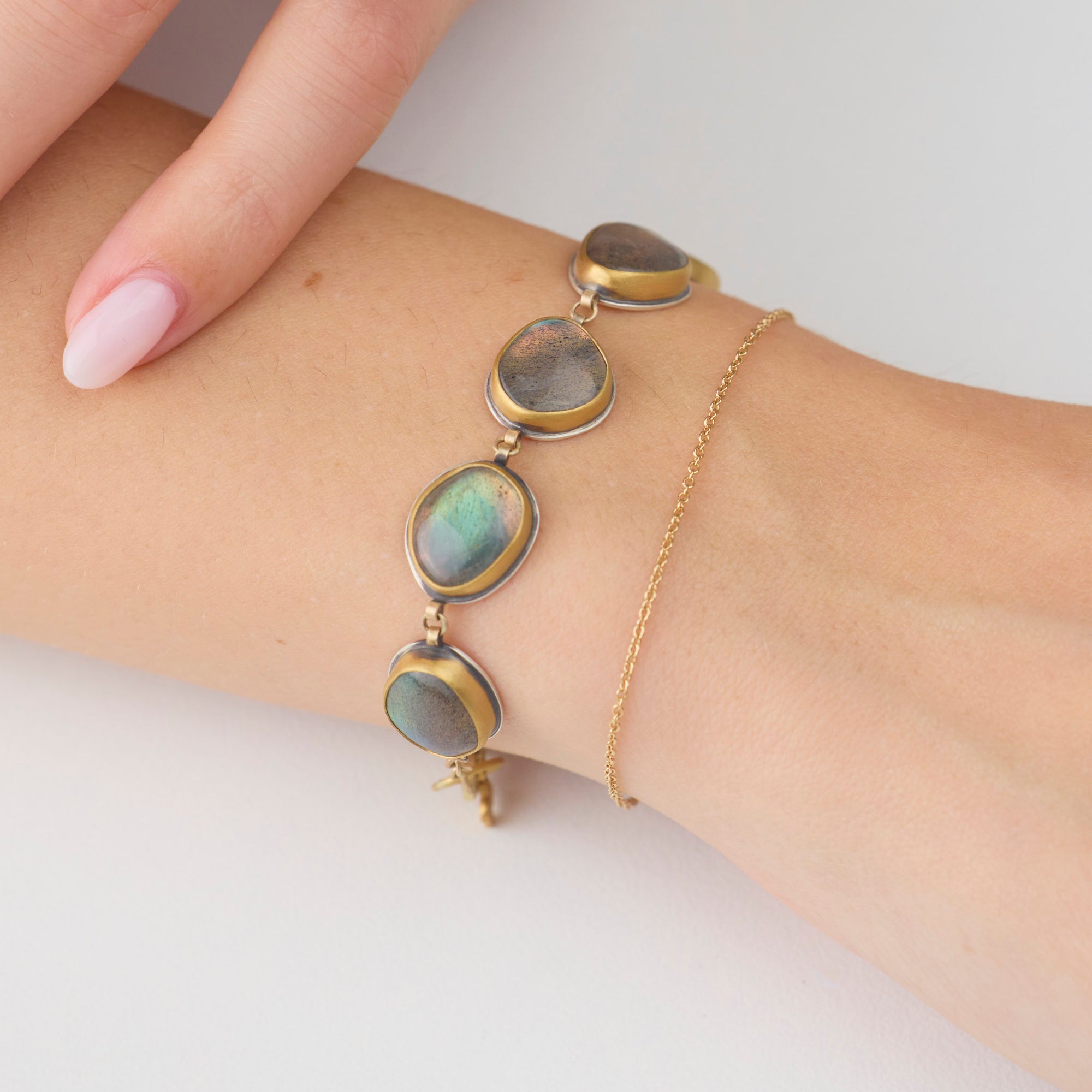 Labradorite Link Bracelet