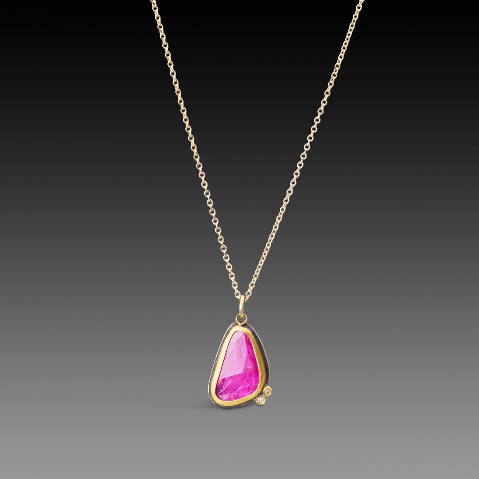 Vibrant Ruby Necklace
