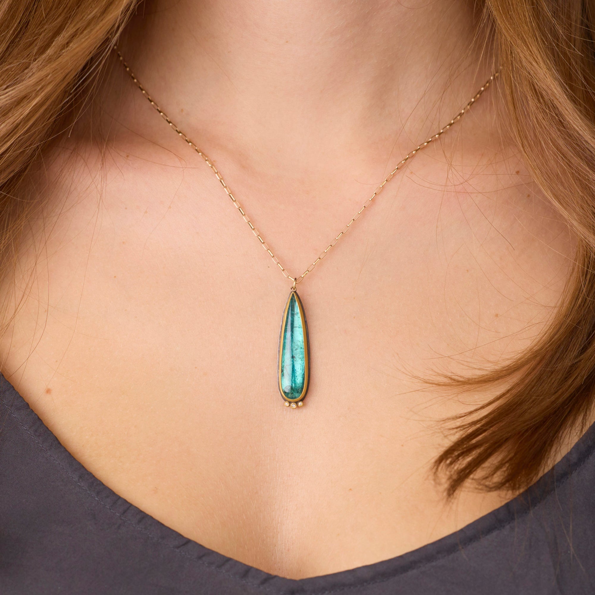 Glacial Tourmaline Necklace