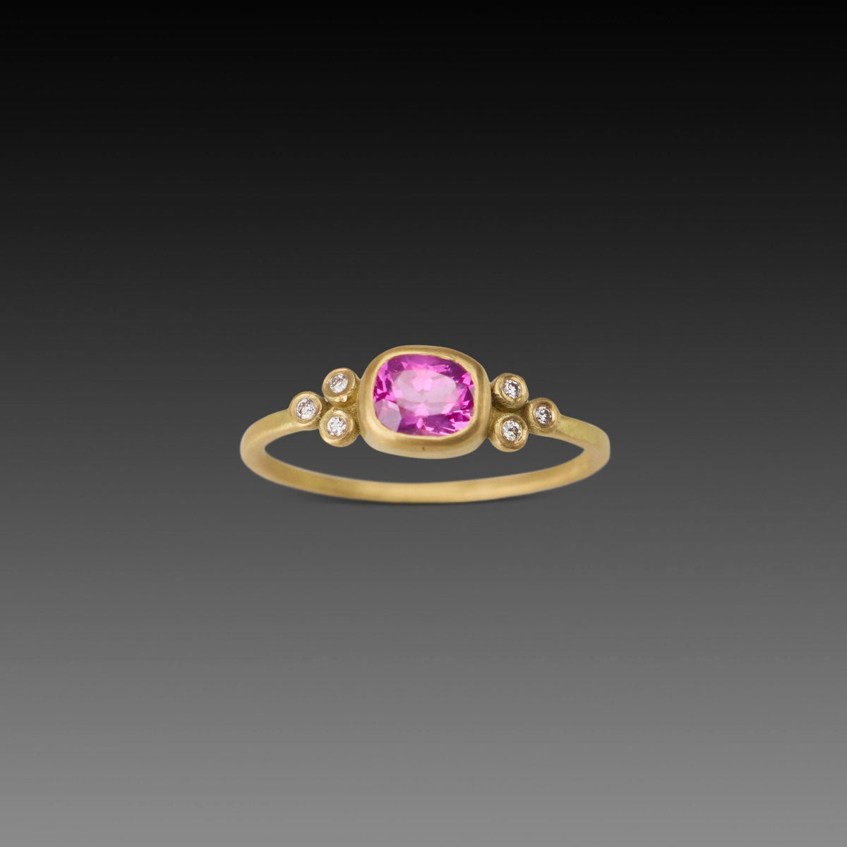 Magenta Pink Sapphire Ring