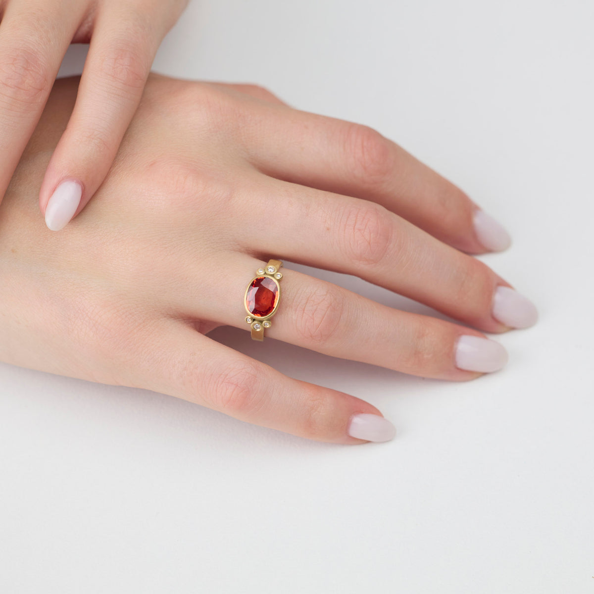 Ember Glow Sapphire Ring