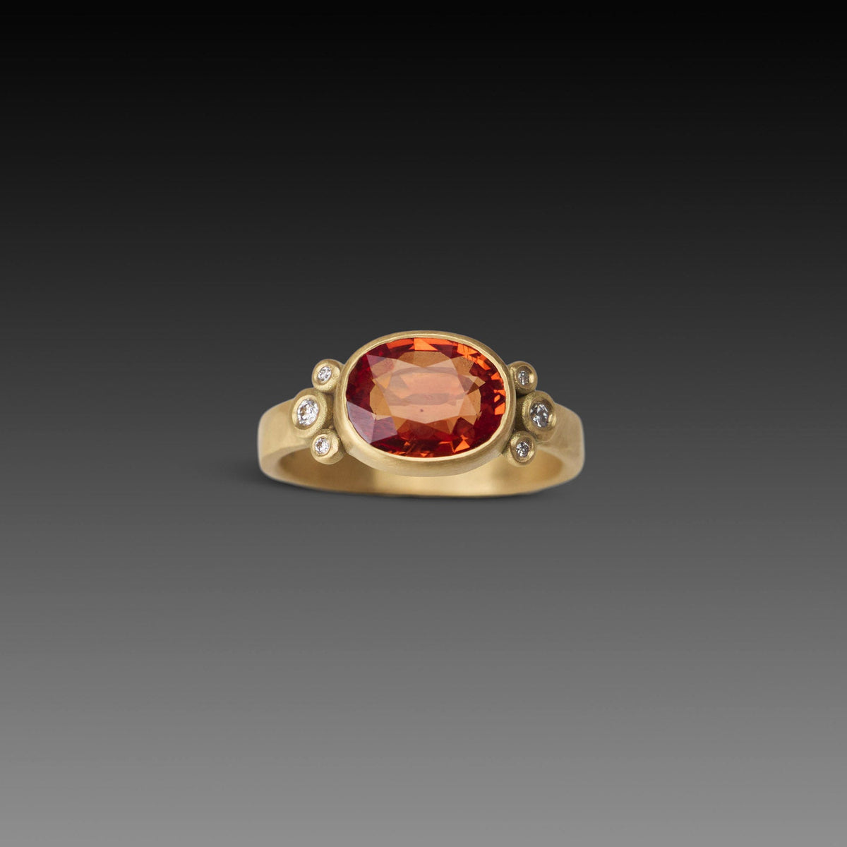 Ember Glow Sapphire Ring