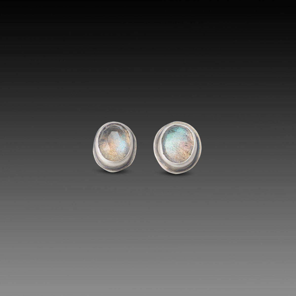 Labradorite Stud Earrings