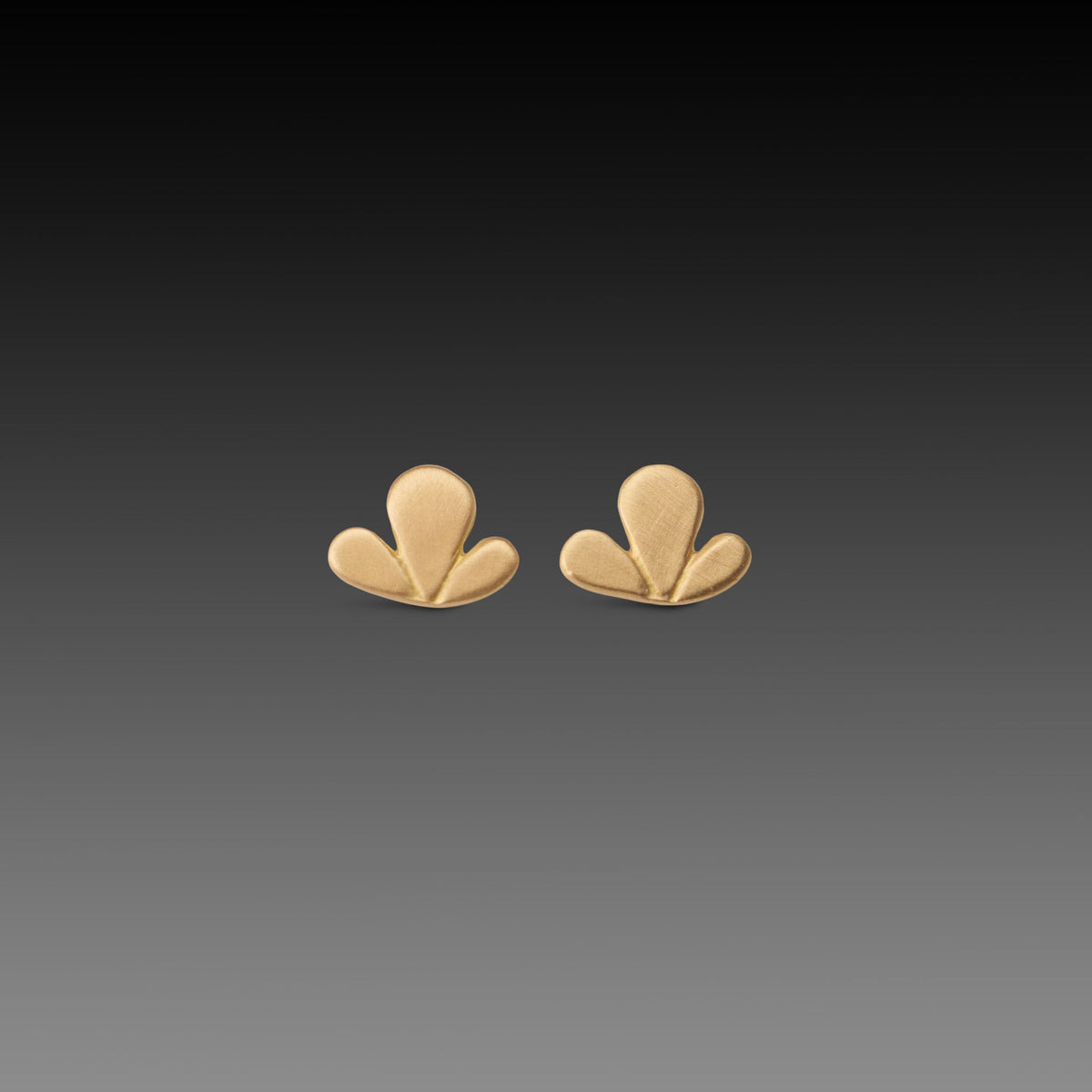 Leaf Trio Stud Earrings