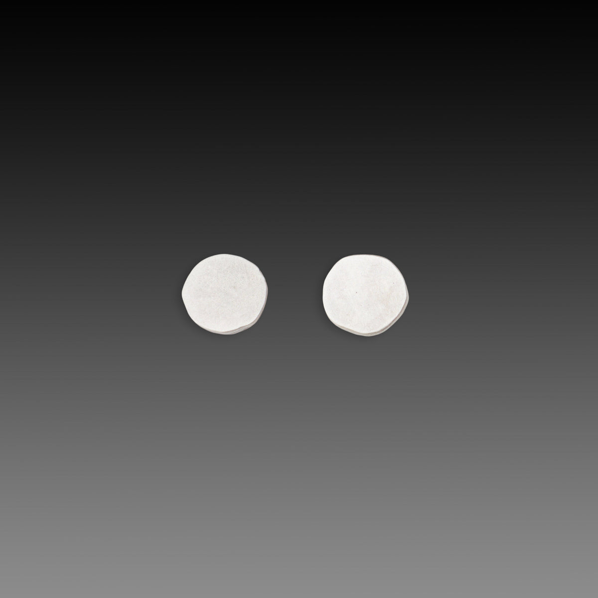 Simple Disk Stud Earrings