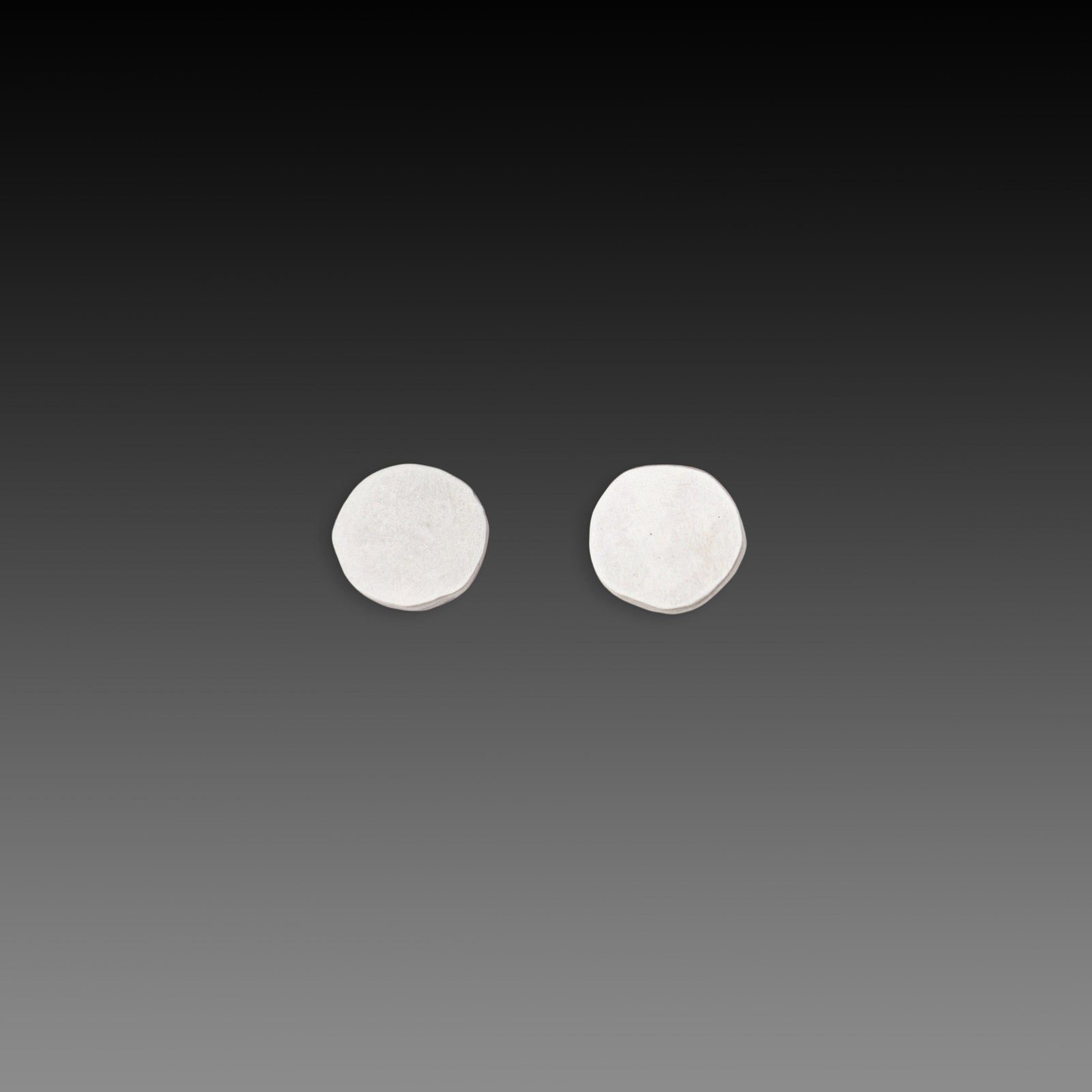 Simple Disk Stud Earrings