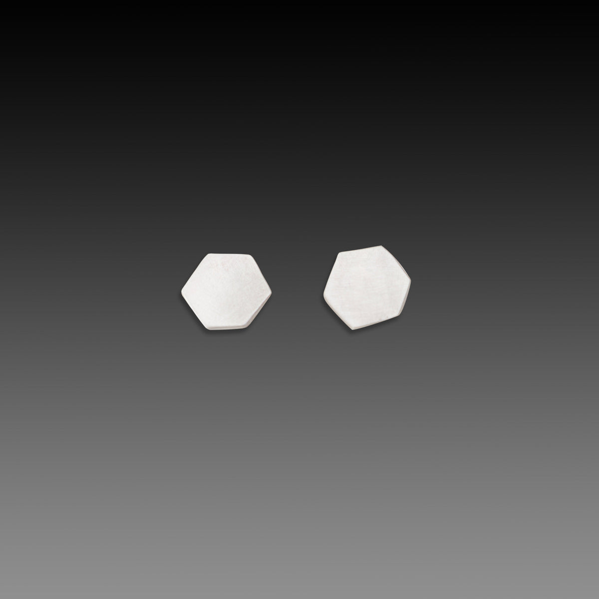 Small Hexagon Stud Earrings