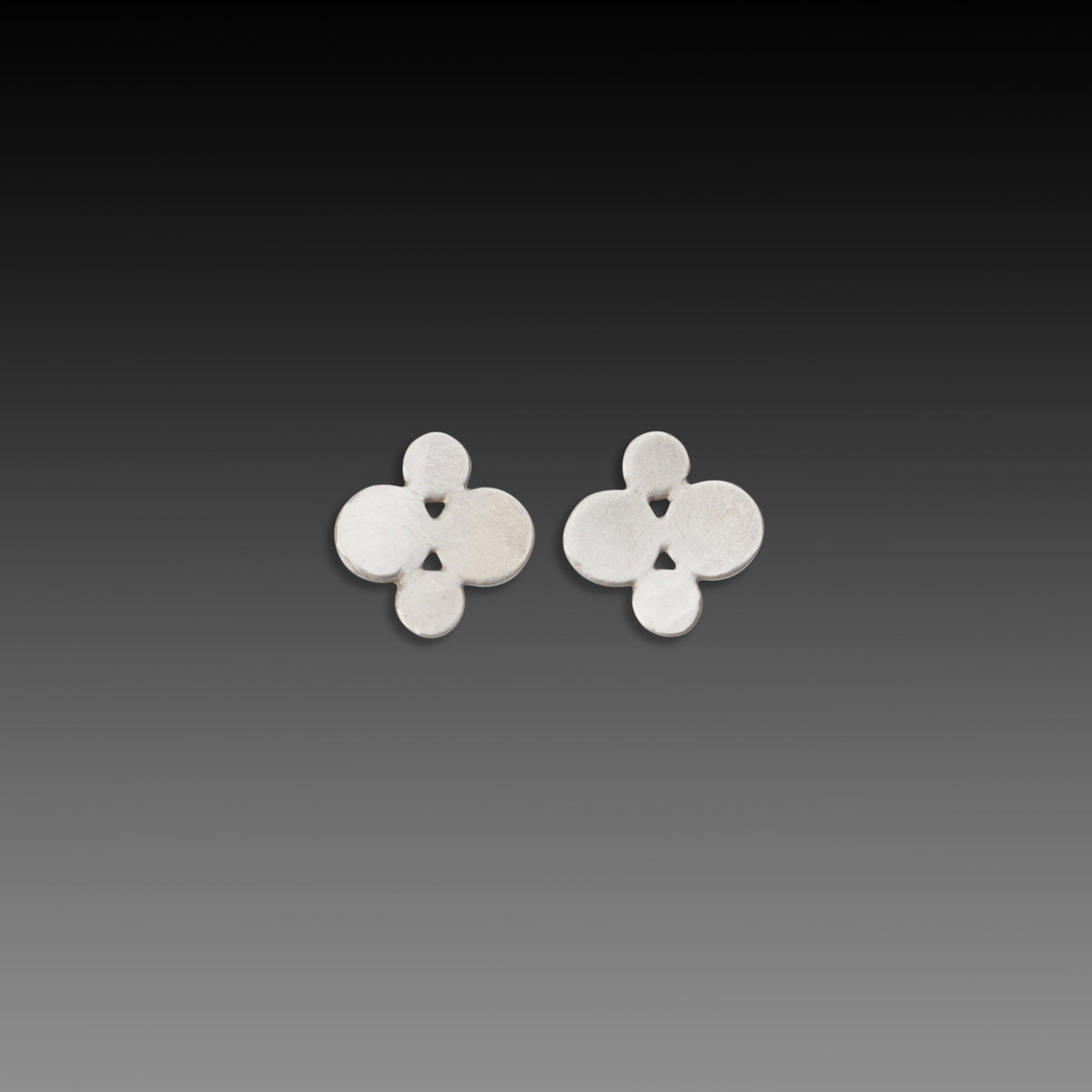 Large Multi Disk Stud Earrings