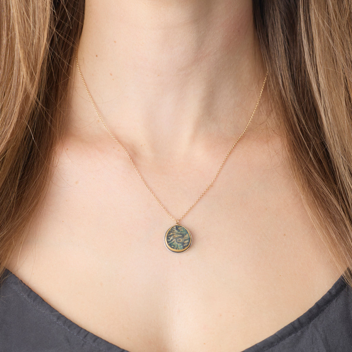 Ancient Indian Coin Necklace