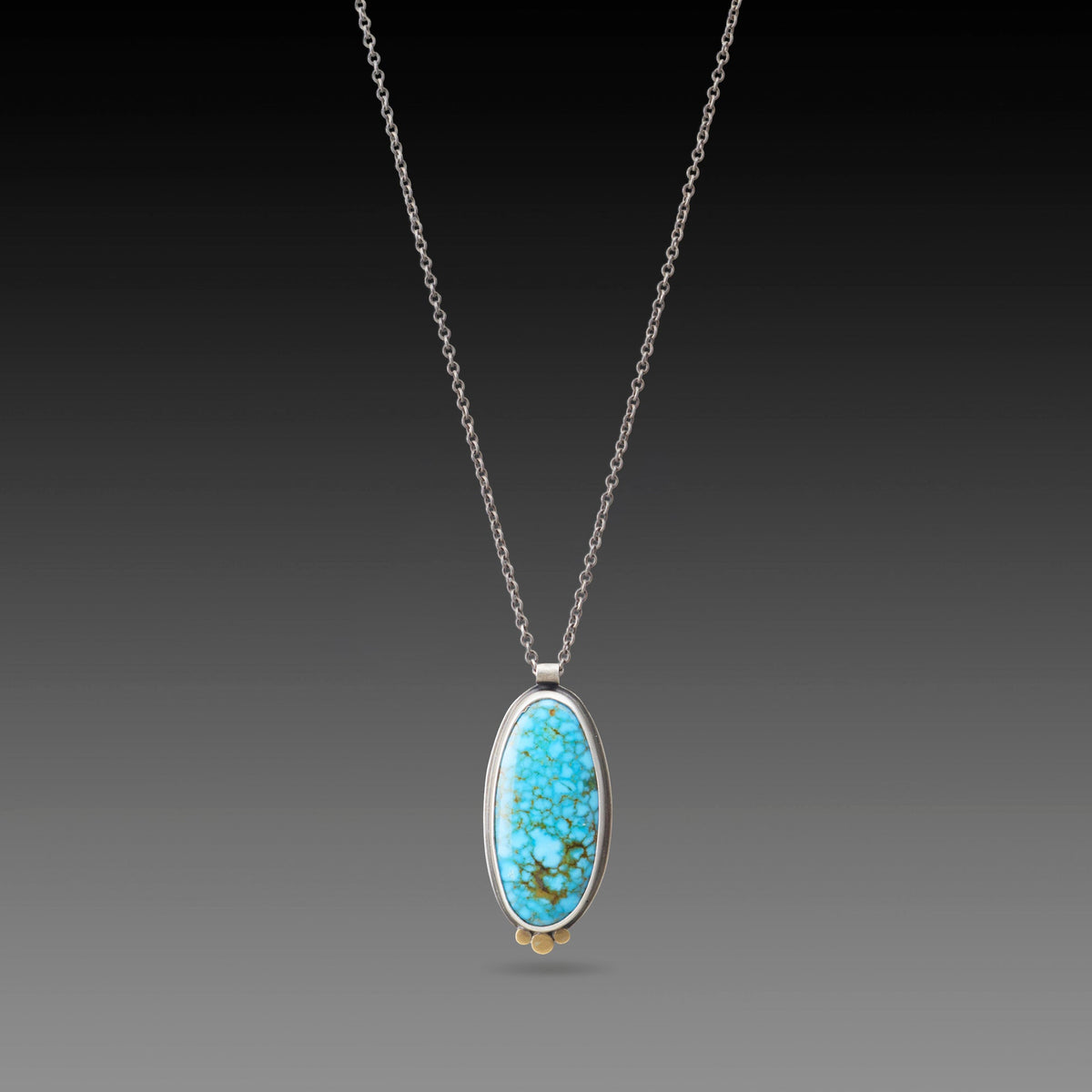 Oval Turquoise Necklace