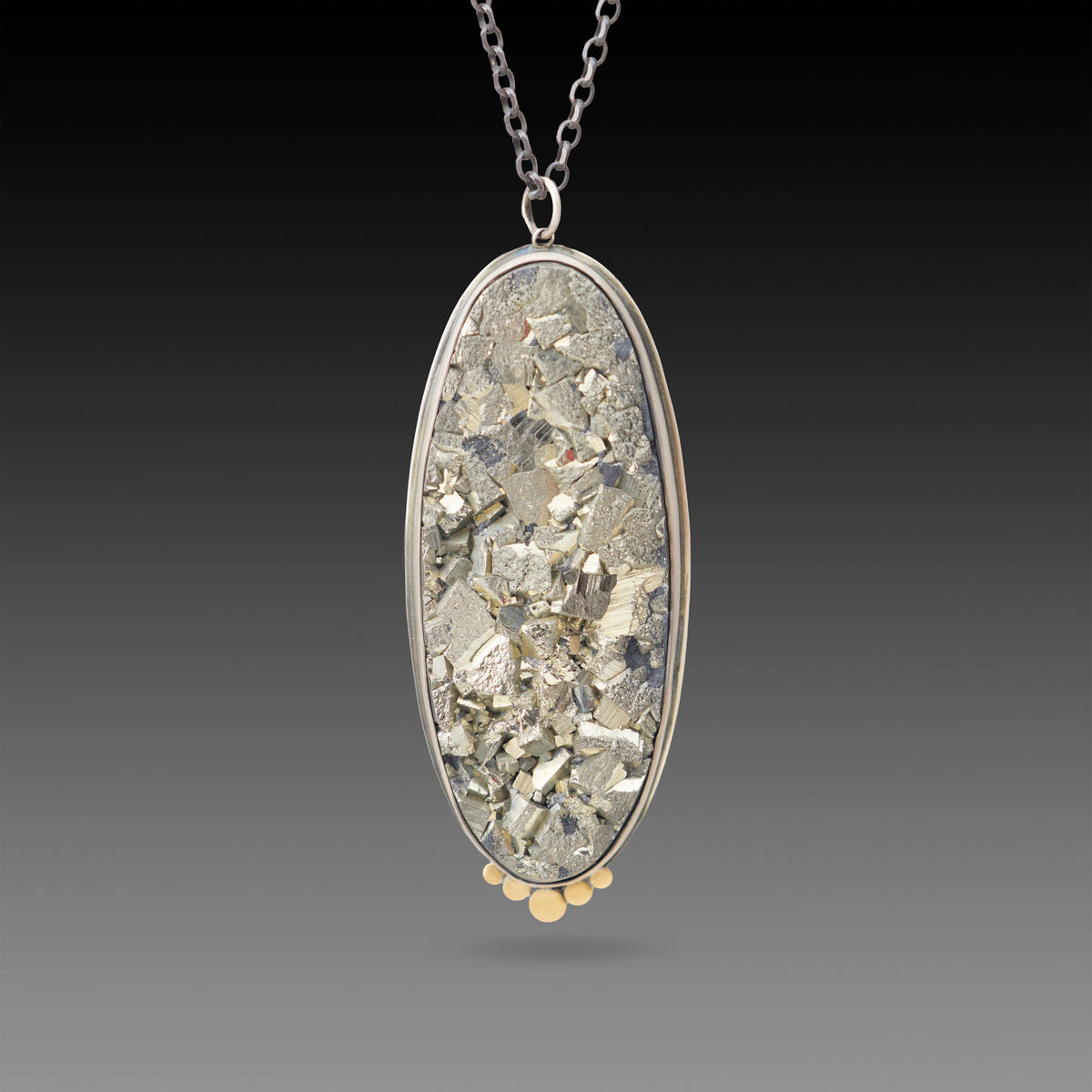 Pyrite Statement Necklace