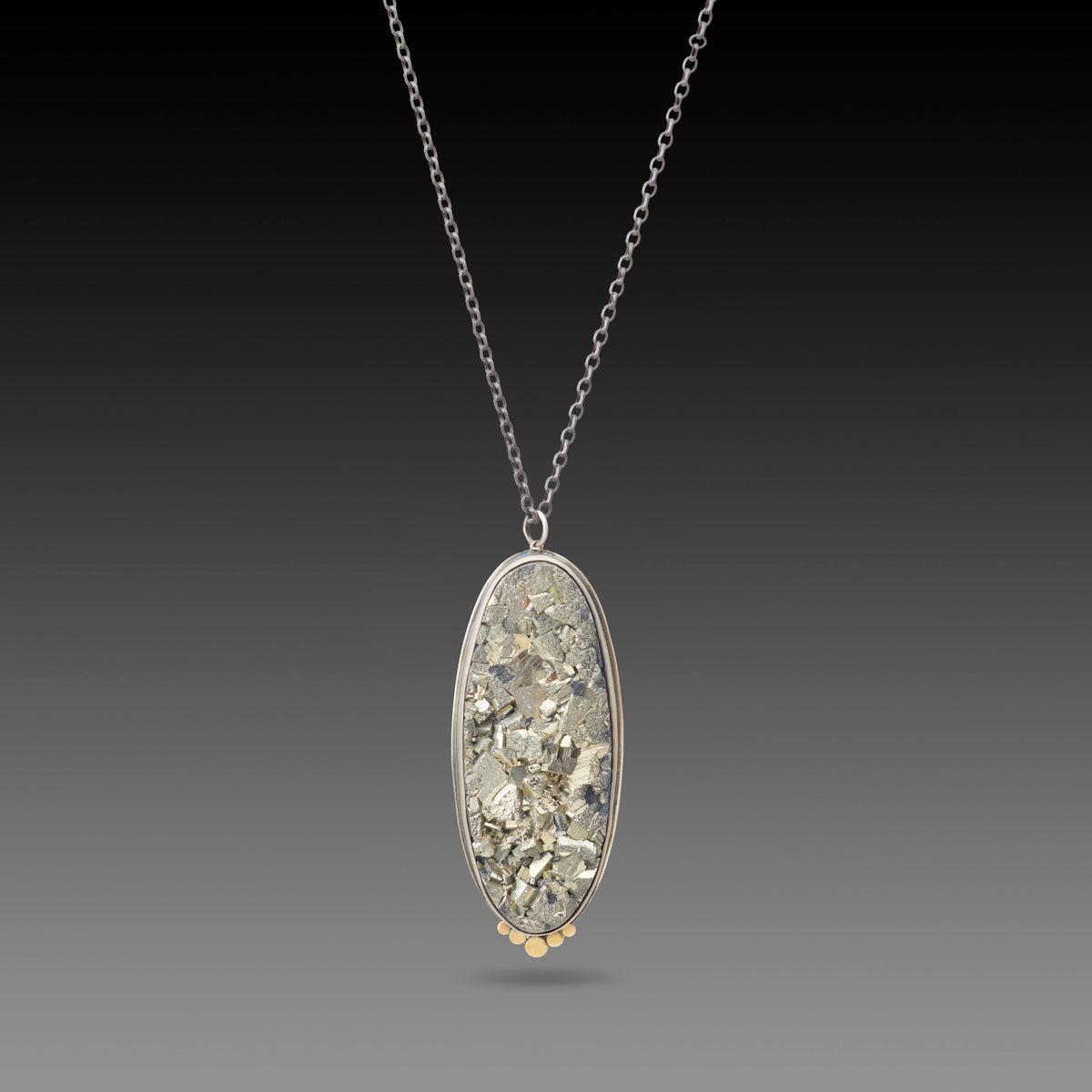 Pyrite Statement Necklace