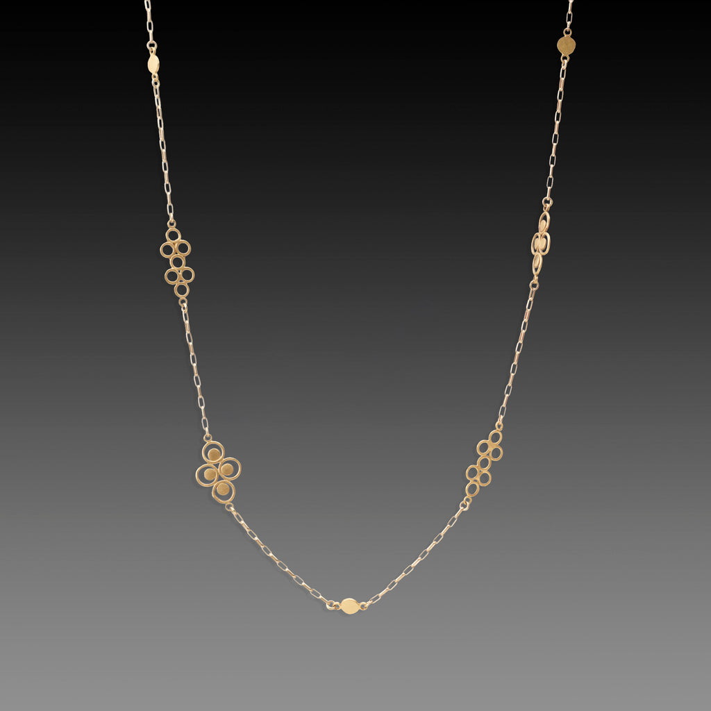 Gold Filigree Chain Necklace - Ananda Khalsa